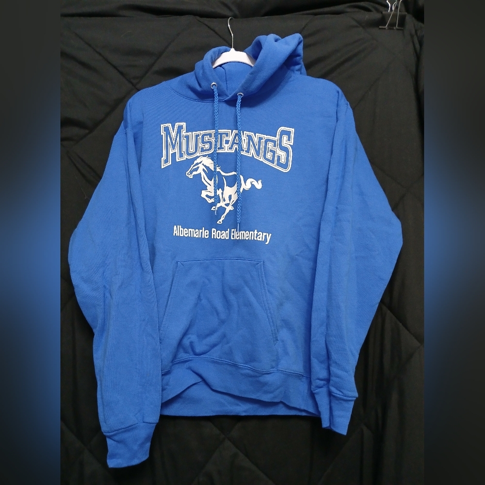 Hanes Blue Mustangs Hoodie